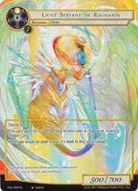 Light Servant of Ragnarok (Full Art) - The Epic of the Dragon Lord - Force of Will card
