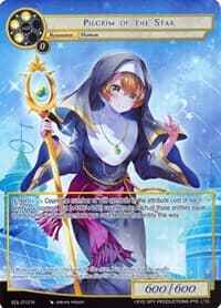 Pilgrim of the Star (Full Art) - The Epic of the Dragon Lord - Force of Will card