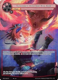 Contract with the Fox God (Full Art) - The Epic of the Dragon Lord - Force of Will card