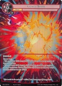 Lilias's Strike (Full Art) - The Epic of the Dragon Lord - Force of Will card