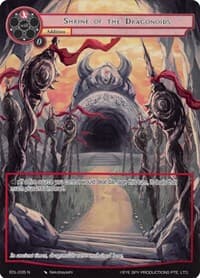 Shrine of the Dragonoids (Full Art) - The Epic of the Dragon Lord - Force of Will card