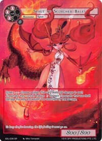 Spirit of Scorched Bales (Full Art) - The Epic of the Dragon Lord - Force of Will card