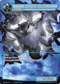 Skycover Squirrel (Full Art) - The Epic of the Dragon Lord - Force of Will card