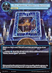 The Hidden History - "Selesta" (Full Art) - The Epic of the Dragon Lord - Force of Will card