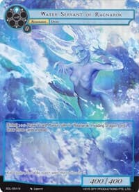 Water Servant of Ragnarok (Full Art) - The Epic of the Dragon Lord - Force of Will card
