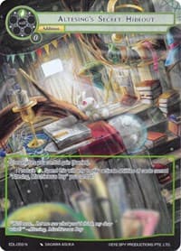 Altesing's Secret Hideout (Full Art) - The Epic of the Dragon Lord - Force of Will card