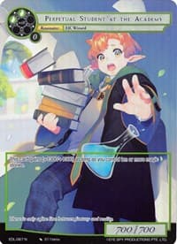 Perpetual Student at the Academy (Full Art) - The Epic of the Dragon Lord - Force of Will card