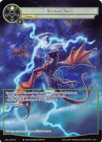 Stormy Sky (Full Art) - The Epic of the Dragon Lord - Force of Will card