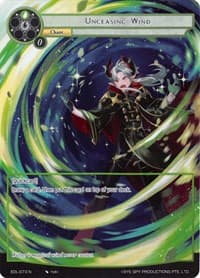 Unceasing Wind (Full Art) - The Epic of the Dragon Lord - Force of Will card