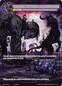 Abhorrent Revival (Full Art) - The Epic of the Dragon Lord - Force of Will card