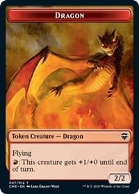 Dragon // Treasure Double-Sided Token - Commander Legends - Magic: The Gathering card