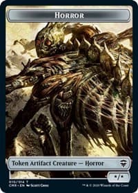 Horror // The Monarch Double-Sided Token - Commander Legends - Magic: The Gathering card