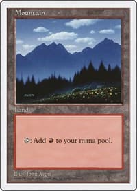 Mountain (445) - Fifth Edition - Magic: The Gathering card