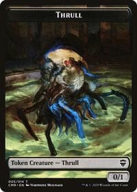 Thrull // Treasure Double-Sided Token - Commander Legends - Magic: The Gathering card
