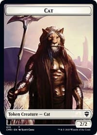 Cat // Soldier Double-Sided Token - Commander Legends - Magic: The Gathering card