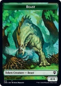 Beast (019) // Elephant Double-Sided Token - Commander Legends - Magic: The Gathering card