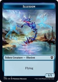 Illusion // Plant Double-Sided Token - Commander Legends - Magic: The Gathering card