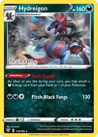 Hydreigon - 110/189 [Thank You] - Miscellaneous Cards & Products - Pokemon card