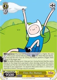 Finn the Human - Adventure Time - Weiss Schwarz card