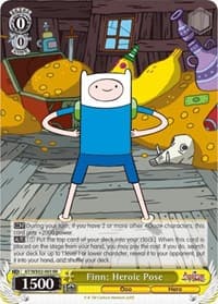 Finn: Heroic Pose - Adventure Time - Weiss Schwarz card