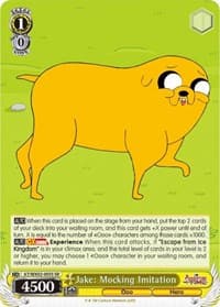 Jake: Mocking Imitation (SR) - Adventure Time - Weiss Schwarz card