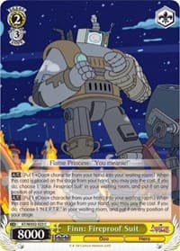 Finn: Fireproof Suit - Adventure Time - Weiss Schwarz card