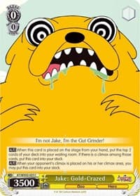 Jake: Gold-Crazed - Adventure Time - Weiss Schwarz card
