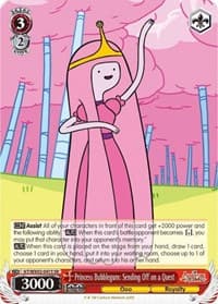 Princess Bubblegum: Sending Off on a Quest (SR) - Adventure Time - Weiss Schwarz card