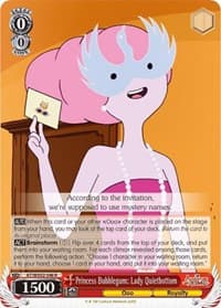 Princess Bubblegum: Lady Quietbottom - Adventure Time - Weiss Schwarz card