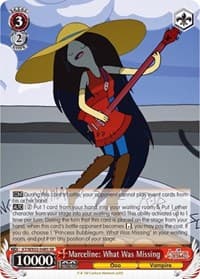 Marceline: What Was Missing (SR) - Adventure Time - Weiss Schwarz card