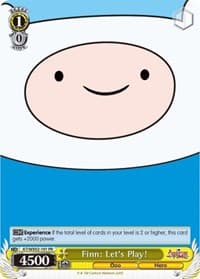 Finn: Let's Play! - Adventure Time - Weiss Schwarz card
