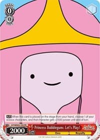 Princess Bubblegum: Let's Play! - Adventure Time - Weiss Schwarz card