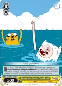 Finn & Jake: Gauntlet Dock Cleared! - Adventure Time - Weiss Schwarz card