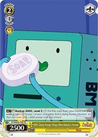 BMO: Doing Strange Things When Nobody's Around - Adventure Time - Weiss Schwarz card