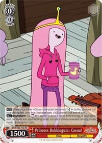 Princess Bubblegum: Casual - Adventure Time - Weiss Schwarz card