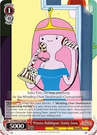 Princess Bubblegum: Stately Gown (SR) - Adventure Time - Weiss Schwarz card