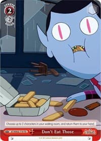 Don't Eat Those - Adventure Time - Weiss Schwarz card