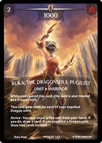 Ruka, the Dragonsoul Pugilist - Argent Saga Promos - Argent Saga TCG card