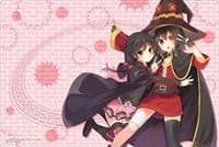 Bushiroad Rubber Mat Collection Vol.764: Kadokawa Sneaker Bunko - KonoSuba - Megumin & Yunyun - Bushiroad Playmats - Playmats card