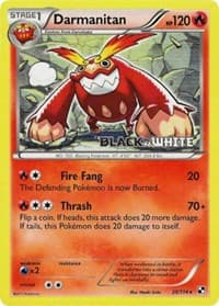 Darmanitan - 25/114 (Prerelease) - Black and White Promos - Pokemon card