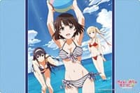 Bushiroad Rubber Mat Collection Vol.741: Saekano: How to Raise a Boring Girlfriend Flat - Megumi, Eriri, & Utaha - Bushiroad Playmats - Playmats card