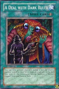 A Deal with Dark Ruler - Dark Crisis - YuGiOh card