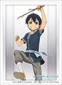 Bushiroad Sleeve Collection HG Vol.2636: Sword Art Online -Alicization- Kirito (Child) (60-Pack) - Bushiroad Card Sleeves - Card Sleeves card