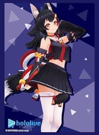 Bushiroad Sleeve Collection HG Vol.2628: Hololive Production - Ookami Mio (60-Pack) - Bushiroad Card Sleeves - Card Sleeves card