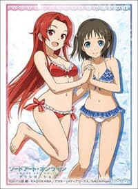 Bushiroad Sleeve Collection HG Vol.2611: Sword Art Online -Alicization- Tiese & Ronye Swimsuit ver. (60-Pack) - Bushiroad Card Sleeves - Card Sleeves card