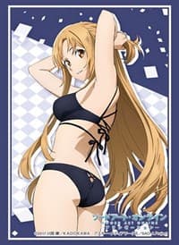 Bushiroad Sleeve Collection HG Vol.2610: Sword Art Online -Alicization- Asuna Black Swimsuit ver. (60-Pack) - Bushiroad Card Sleeves - Card Sleeves card