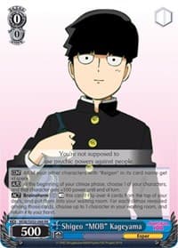 Shigeo "MOB" Kageyama - Mob Psycho 100 - Weiss Schwarz card