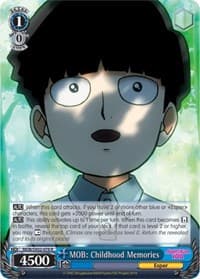 MOB: Childhood Memories - Mob Psycho 100 - Weiss Schwarz card