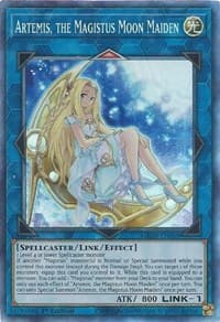 Artemis, the Magistus Moon Maiden (CR) - Genesis Impact - YuGiOh card
