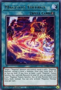 Magistus Theurgy - Genesis Impact - YuGiOh card